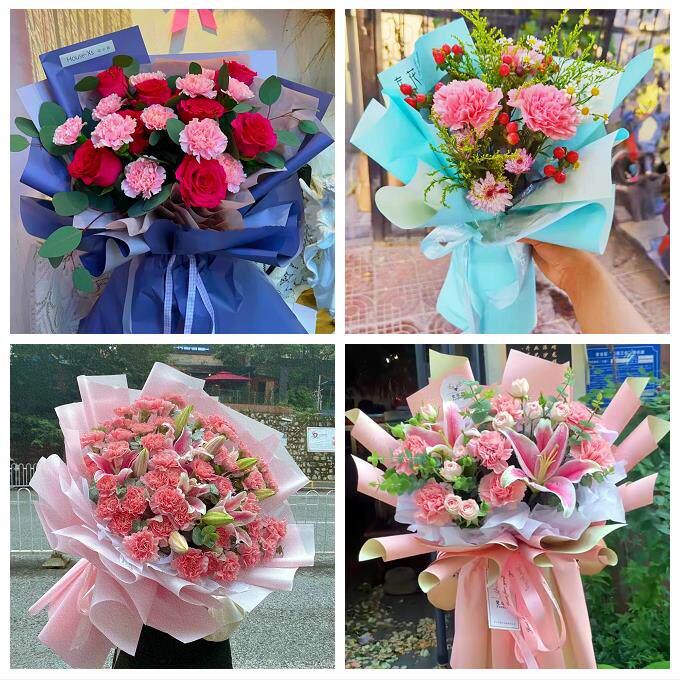 四川遂宁市射洪县大英县附近同城鲜花店38节康乃馨百合花束送长辈