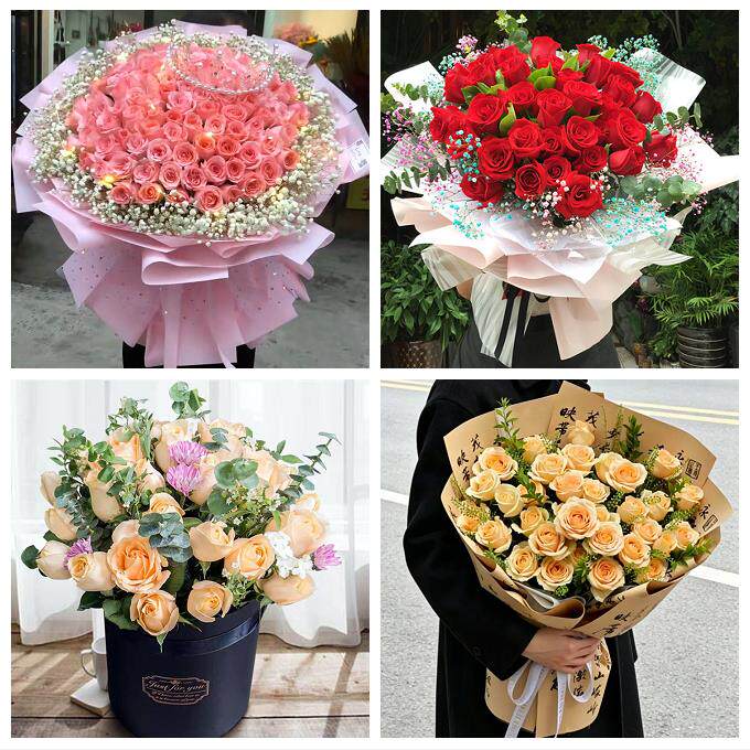 宁夏省吴忠市同心县青铜峡市同城鲜花店订520玫瑰表白女友送老婆