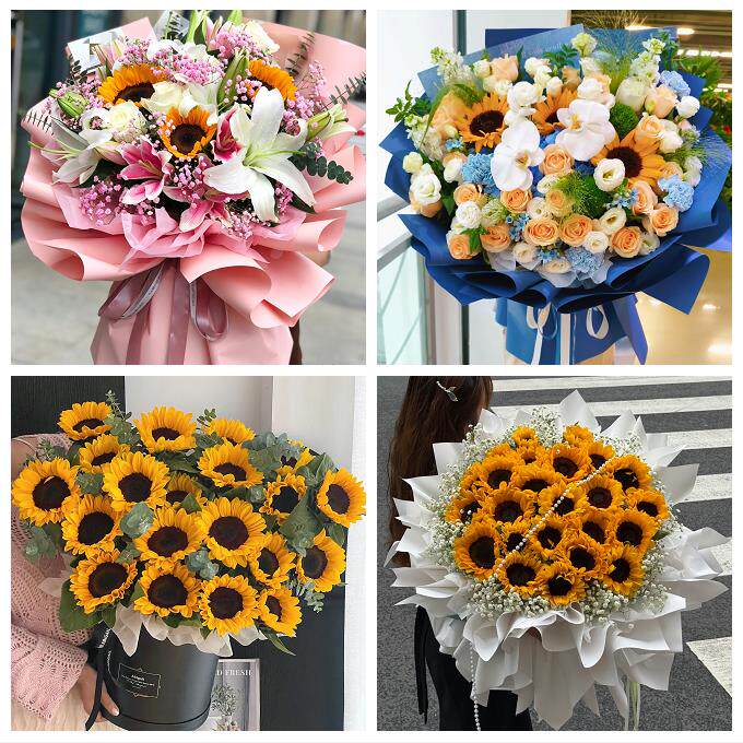 中高考向日葵玫瑰混搭花束徐州市丰县沛县睢宁县新沂市同城鲜花店