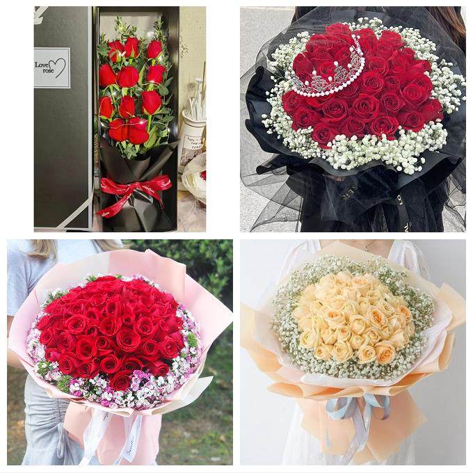 北京市石景山区鲁谷八宝山老山鲜花店同城配送女朋友草莓玫瑰花束