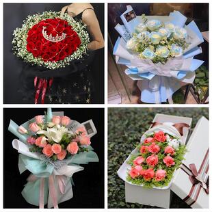 山东济南市天桥区历城区长清区同城鲜花店送11朵33枝玫瑰表白女友