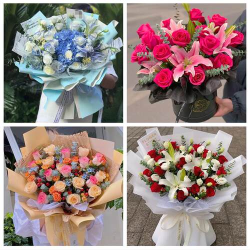 送绍兴市越城区柯桥区新昌县同城鲜花店玫瑰向日葵绣球送朋友生日
