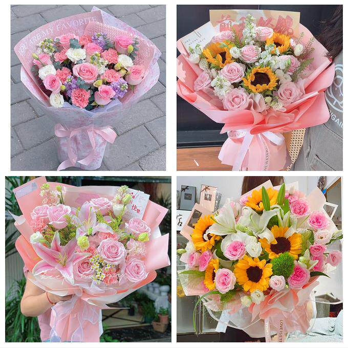 向日葵玫瑰混搭花束送朋友连云港市东海县灌云县灌南县同城鲜花店