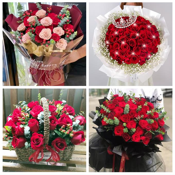 福建福州市马尾区晋安区长乐区同城鲜花店送玫瑰表白男女朋友生日