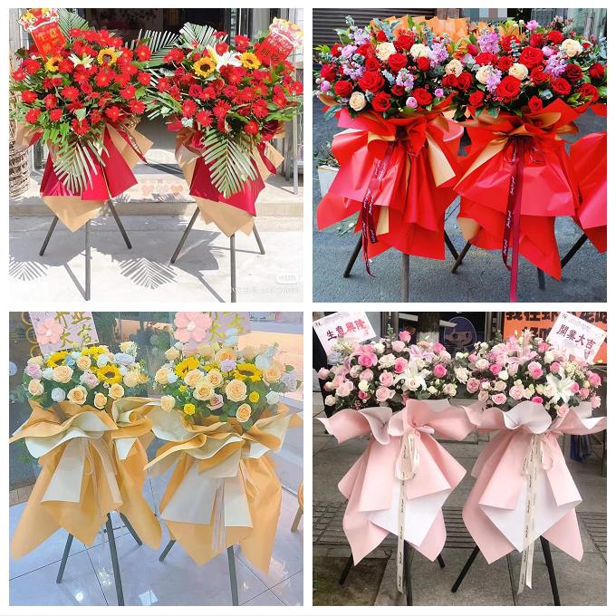 黔西南州兴义市兴仁县普安县同城鲜花店新店铺开业花篮送朋友公司