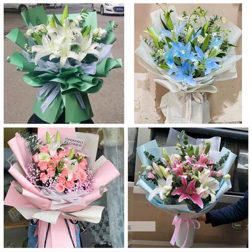 送白山市浑江区江源区抚松县同城鲜花店订玫瑰百合送女友老婆生日