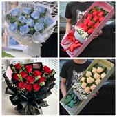 江苏苏州市姑苏区吴江区常熟市鲜花店同城配送女朋友情人节红玫瑰