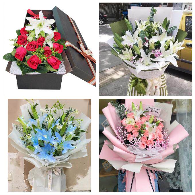 北京石景山区广宁五里坨鲁谷同城鲜花店订玫瑰百合送女友老婆生日