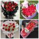 吉林松原市长岭县乾安县扶余市鲜花店同城配送女朋友情人节红玫瑰