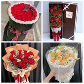 重庆市潼南荣昌区梁平城口县同城鲜花店三八玫瑰送闺蜜女朋友老婆