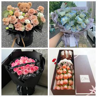 阿坝州汶川县理县茂县松潘县同城鲜花店情人节送老婆玫瑰表白女友