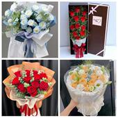 上海市金山区山阳金山工业区同城鲜花店三八玫瑰送闺蜜女朋友老婆