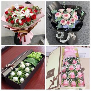 桂林市全州兴安县永福灌阳县同城鲜花店情人节送老婆玫瑰表白女友