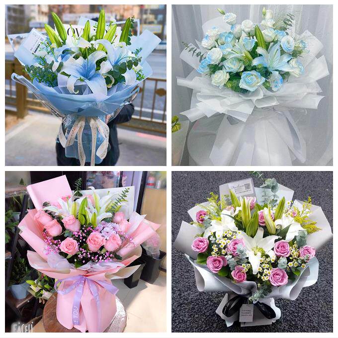 吕梁方山中阳交口县孝义汾阳同城鲜花店订玫瑰百合送女友老婆生日