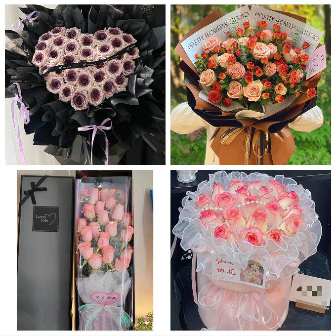 云南丽江市古城区玉龙县永胜县同城鲜花店圣诞平安夜玫瑰花束礼盒