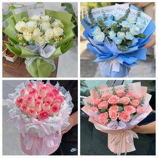 北京石景山区八宝山老山八角同城鲜花店七夕玫瑰花束表白男女朋友