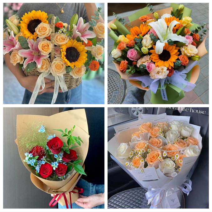 送四川省内江市资中县隆昌县同城鲜花店玫瑰向日葵绣球送朋友生日