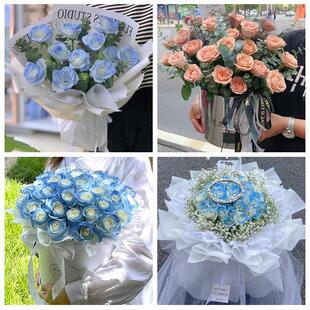 浙江宁波市海曙区江北区北仑区鲜花店同城配送女朋友情人节红玫瑰