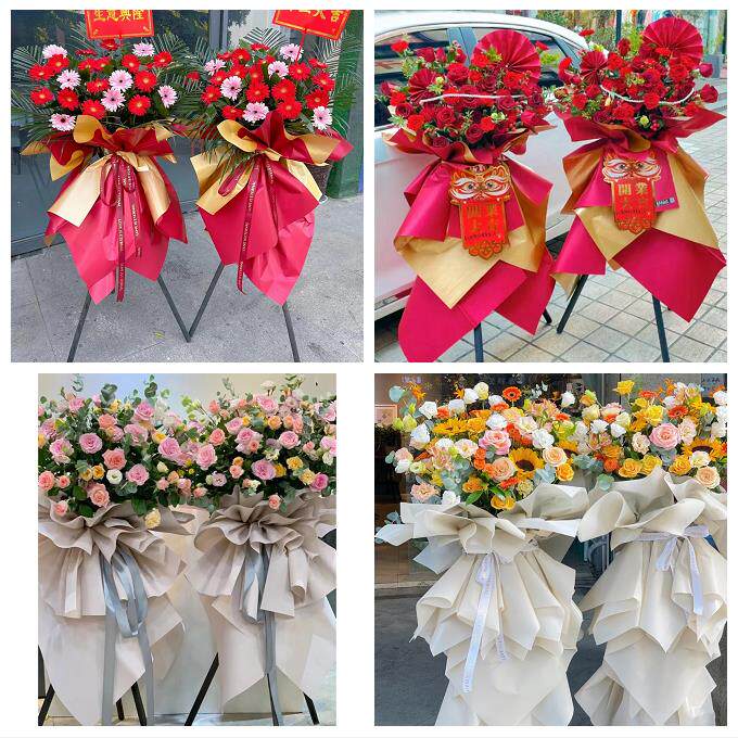 北京市房山区城关新镇向阳街鲜花店同城配送大麦开业花篮公司乔迁