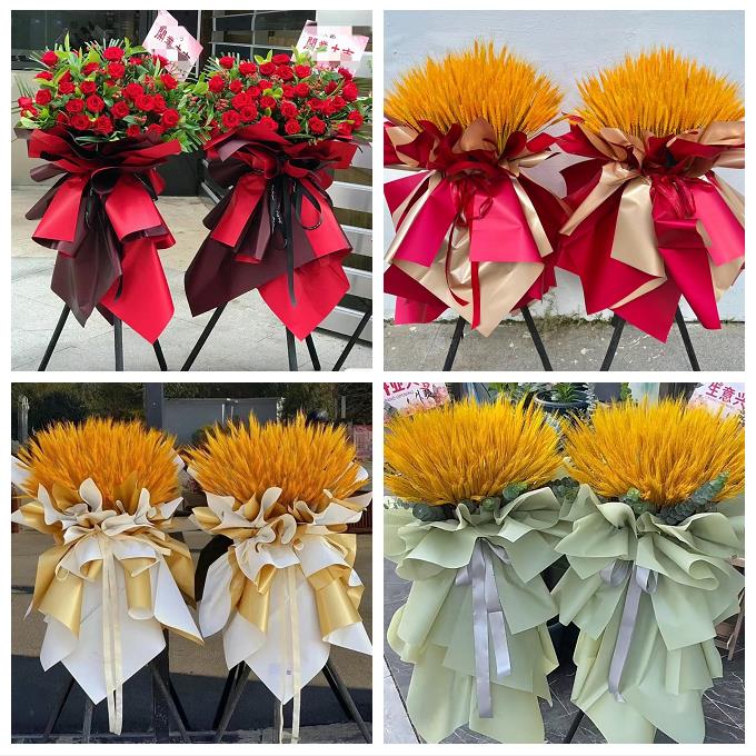 北京市房山区东风迎风星城街同城花店公司会展新店开张送开业花篮