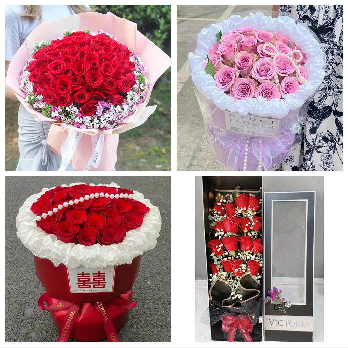 四川雅安市雨城区名山区荥经县鲜花店同城配送女朋友草莓玫瑰花束