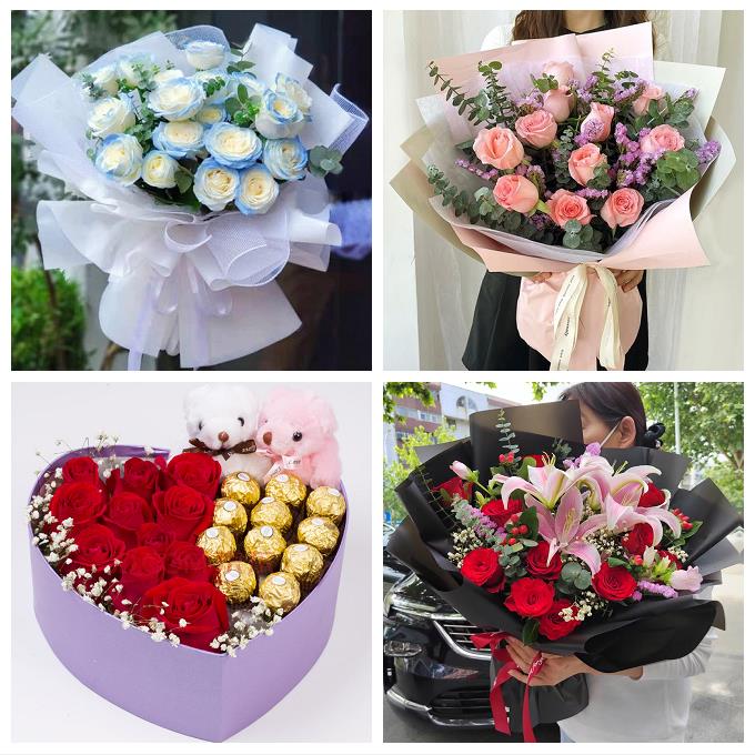 江西抚州市宜黄金溪资溪广昌县鲜花店同城配送女朋友情人玫瑰花束