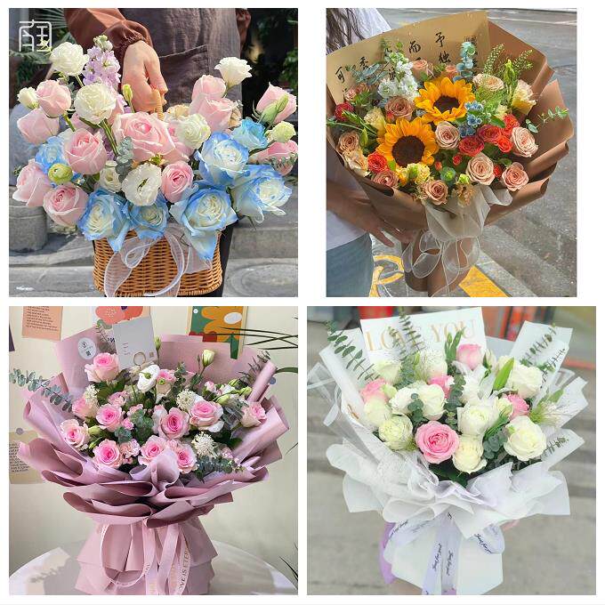 送曲靖市富源县会泽县宣威市同城鲜花店玫瑰向日葵绣球送朋友生日