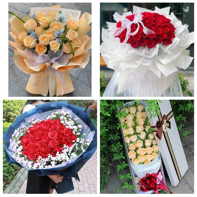 郑州上街惠济区中牟县巩义市同城鲜花店11朵19红玫瑰七夕节送老婆