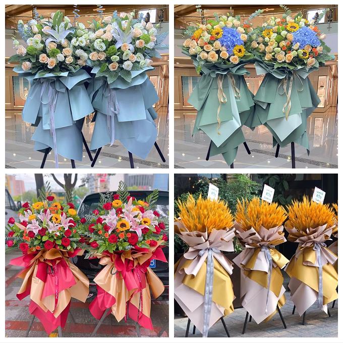 大麦开业花篮送公司乔迁湖南岳阳市岳阳县华容县湘阴县同城鲜花店