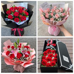 山西晋城市城区沁水县阳城县同城鲜花店情人节送老婆玫瑰表白女友