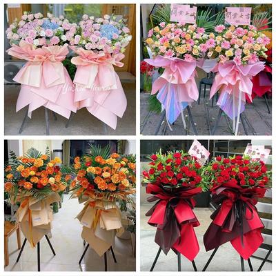 上海市四川北路提篮桥江湾镇同城花店公司会展新店开张送开业花篮