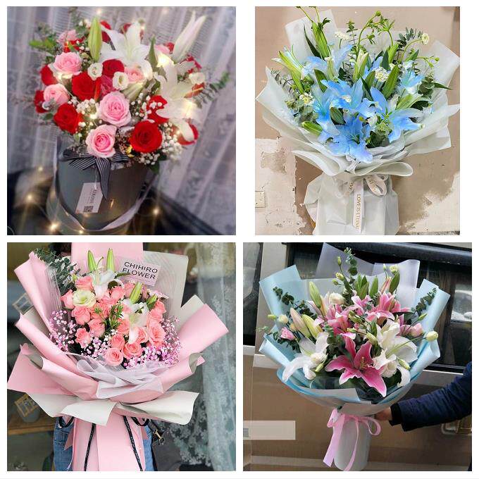 送岳阳市岳阳县华容县湘阴县同城鲜花店订玫瑰百合送女友老婆生日
