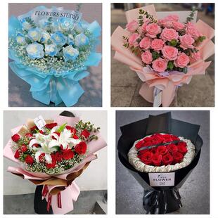 上海市浦东新区周家渡街塘桥同城鲜花店情人节送老婆玫瑰表白女友