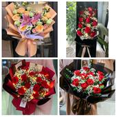 送台州市玉环县三门县天台县同城鲜花店情人节玫瑰花束礼盒送女友