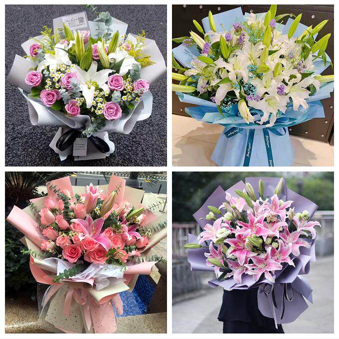 郑州市中原区二七管城金水区同城鲜花店订玫瑰百合送女友老婆生日