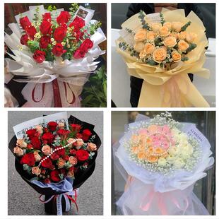 广西桂林市秀峰叠彩象山七星区同城鲜花店送11朵33枝玫瑰表白女友