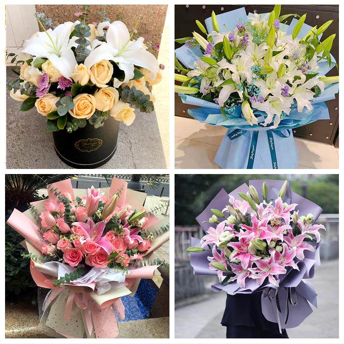 宝鸡市岐山县扶风县眉县陇县同城鲜花店订玫瑰百合送女友老婆生日