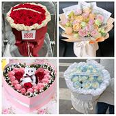 延安安塞区志丹吴起甘泉富县同城鲜花店情人节玫瑰花束礼盒送女友