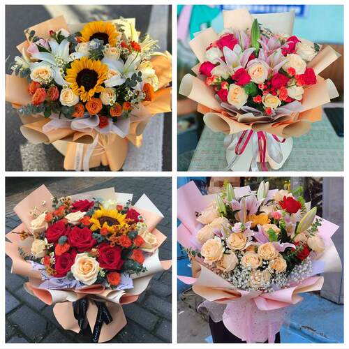 北海市海城银海铁山港区合浦同城鲜花店玫瑰向日葵绣球送朋友生日