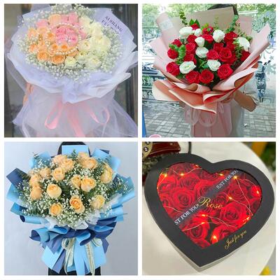 送九江市庐山市都昌县湖口县同城鲜花店订520玫瑰表白女友送老婆