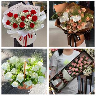 山西晋城市陵川县泽州县高平市鲜花店同城配送女朋友情人节红玫瑰