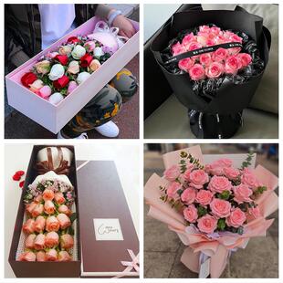 送厦门市集美区同安区翔安区同城鲜花店情人节送老婆玫瑰表白女友