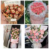 天津红桥区丁字沽西沽三条石同城鲜花店情人节玫瑰花束礼盒送女友