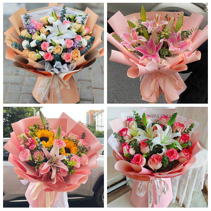 江西抚州市宜黄金溪资溪广昌县同城鲜花店送玫瑰百合花束老婆生日