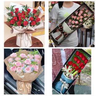 江西抚州市黎川南丰崇仁乐安县鲜花店同城配送女朋友情人节红玫瑰