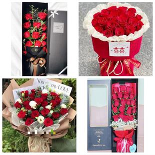 天津市津南区北闸口长青办事处同城鲜花店订情人节玫瑰送女友老婆