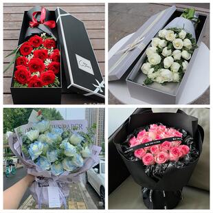 保定市望都安新县易县曲阳县同城鲜花店情人节送老婆玫瑰表白女友