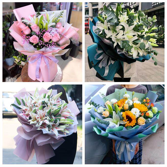 送青岛市李沧区城阳区胶州市同城鲜花店订玫瑰百合送女友老婆生日