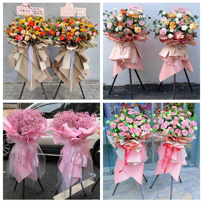 湘潭市雨湖岳塘区九华湘潭县鲜花店同城配送大麦开业花篮公司乔迁