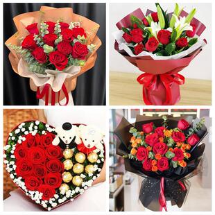 鞍山市铁东铁西立山区千山区同城鲜花店三八玫瑰送闺蜜女朋友老婆